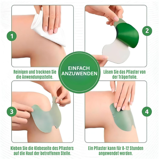 100 pflanzliche Wärmepflaster mit natürlichem Beifuß-Extrakt zur Linderung von Muskel- und Gelenkbeschwerden!